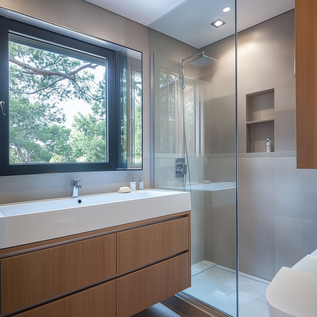 Modern Shower Remodel